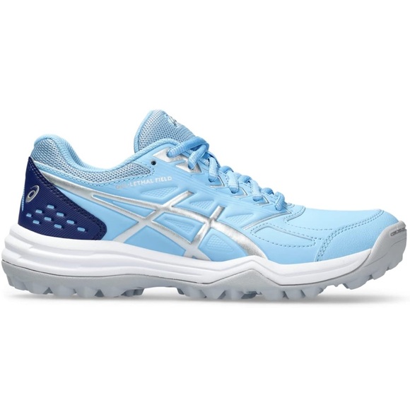 New! ASICS Women's Light Blue turf (field hockey) Shoes - Picture 1 of 7